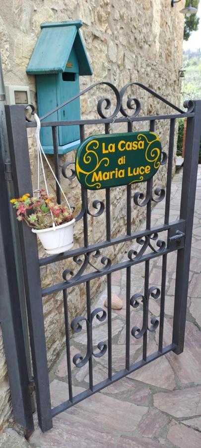 Ferienwohnung "La Casa Di Maria Luce" Con Terrazza Panoramica Gaiole in Chianti Exterior foto