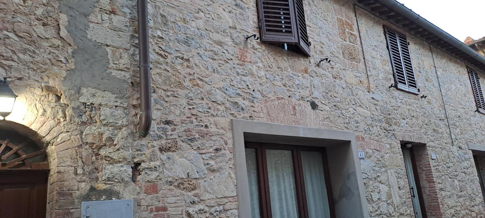 Ferienwohnung "La Casa Di Maria Luce" Con Terrazza Panoramica Gaiole in Chianti Exterior foto