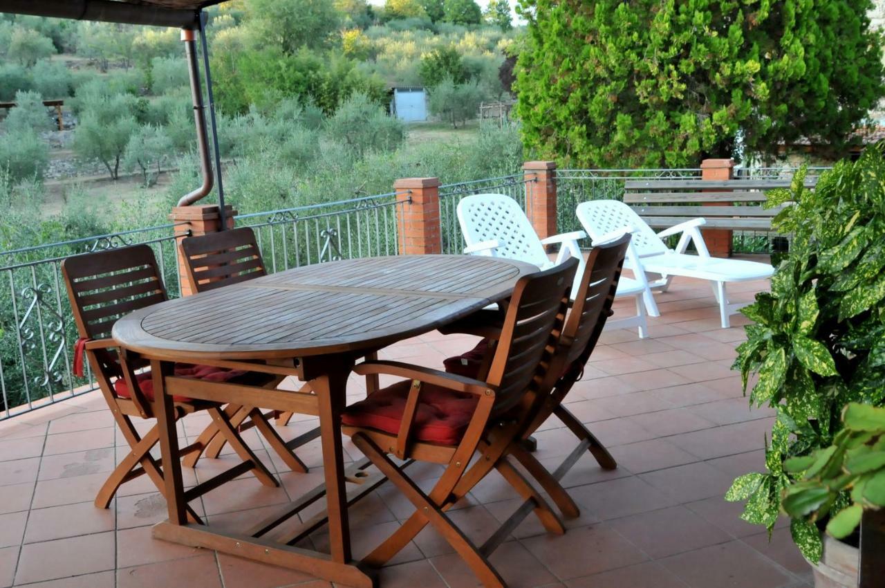 Ferienwohnung "La Casa Di Maria Luce" Con Terrazza Panoramica Gaiole in Chianti Exterior foto