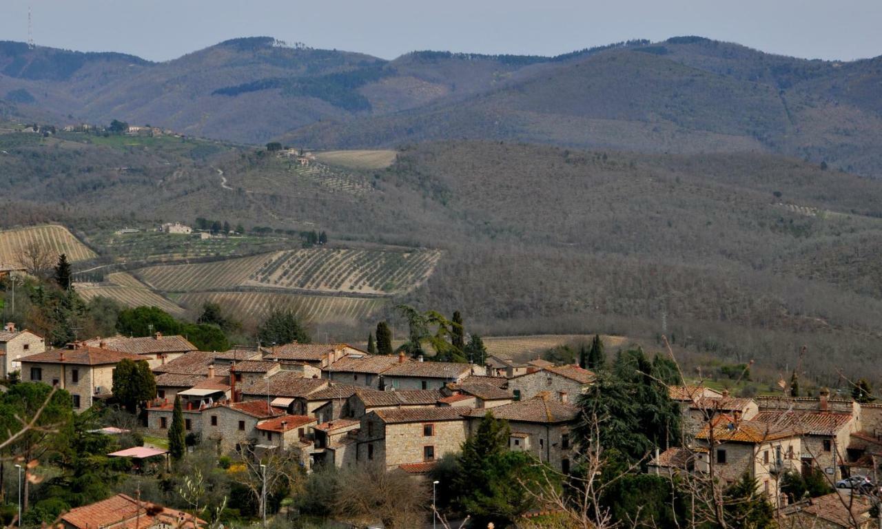 Ferienwohnung "La Casa Di Maria Luce" Con Terrazza Panoramica Gaiole in Chianti Exterior foto